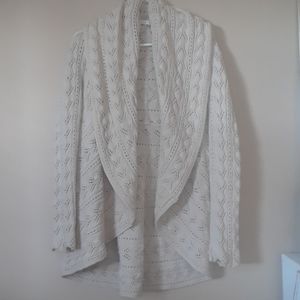 Women's knit cardigan ,Cabi brand, ivory color